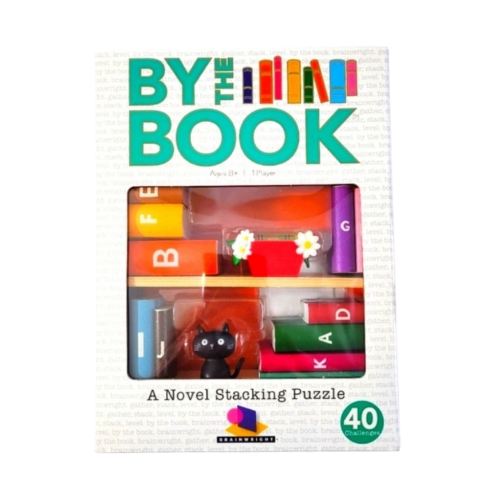 By The Book, A Novel Stacking Puzzle By Brainwright Ages 8+ New In Box